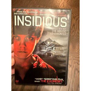 Insidious DVD Movie‎ Horror Film- Very Good- Halloween Themes
